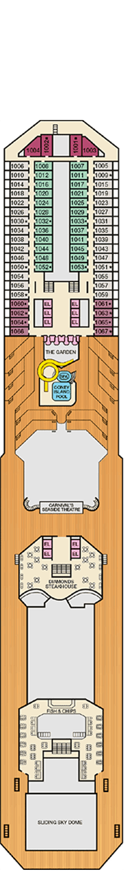 Carnival Liberty Deck Plan And Cabin Plan