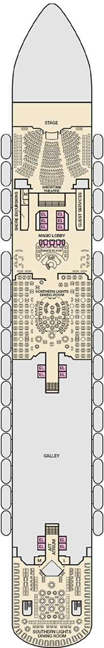 Carnival Magic Lobby deck (3)