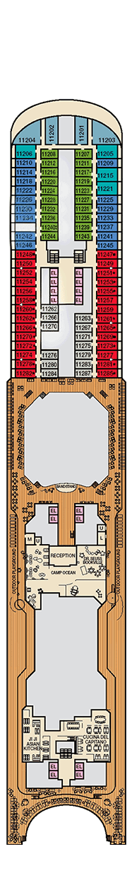 Carnival Panorama Deckplan Kabinen Plan