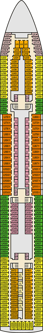 Carnival Paradise Deck Plan & Cabin Plan