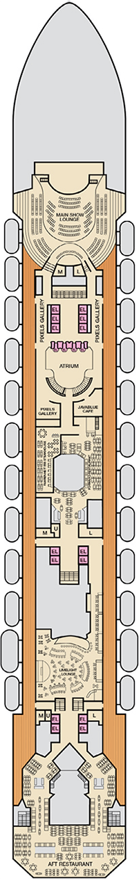 Carnival Radiance Deck Plan & Cabin Plan