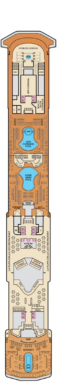 Carnival Spirit Lido-Deck