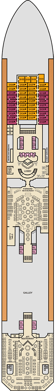 Carnival Sunrise Lobby-Deck
