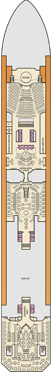 Carnival Victory Deckplan Kabinen Plan