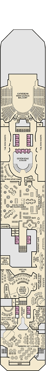 Carnival Victory Deckplan Kabinen Plan