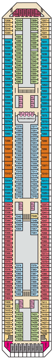 Carnival Valor Deck Plans 14A