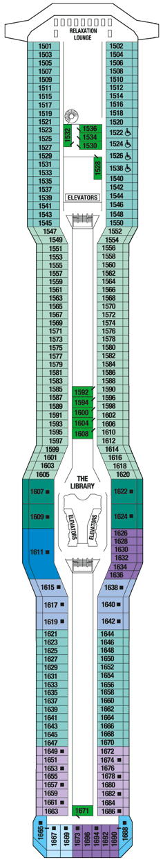 Deck plan M/S Celebrity Reflection from 13/10/2016