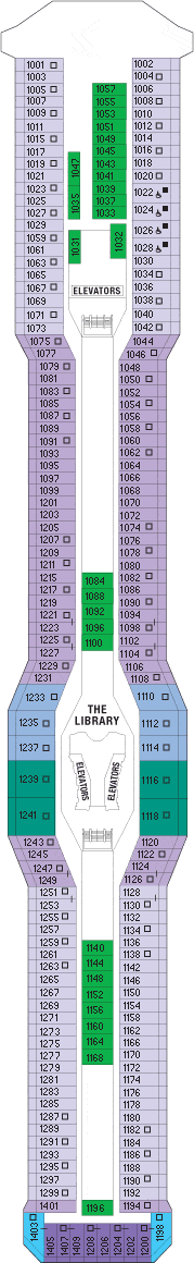 Celebrity Solstice Deck plan & cabin plan