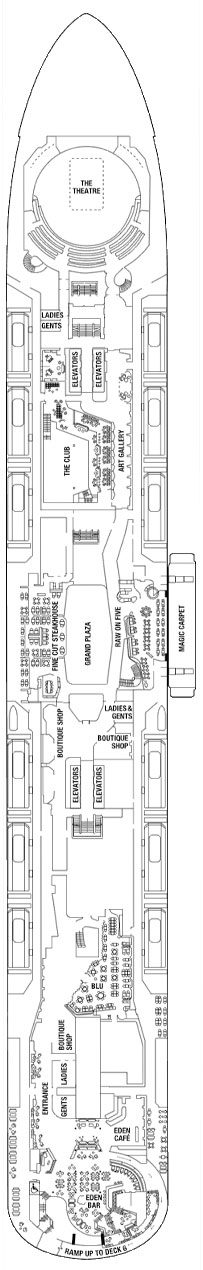 Celebrity Apex Deck plan & cabin plan