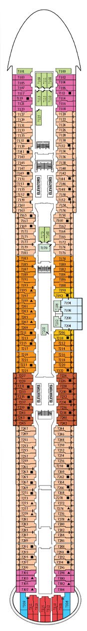 Celebrity Apex Deck plan & cabin plan