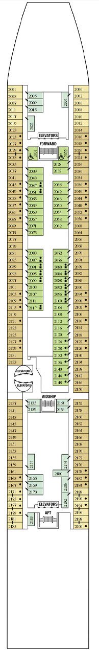 Celebrity Millennium Deck plan &amp; cabin plan
