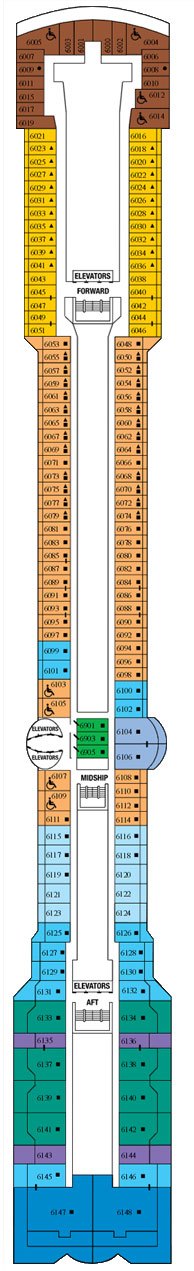 Celebrity Millennium Deck plan &amp; cabin plan