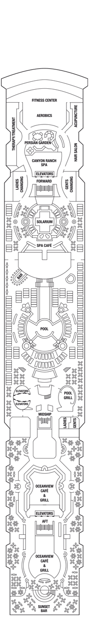 Celebrity Constellation Deck plan & cabin plan