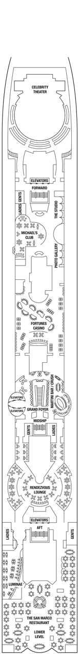 Celebrity Constellation Deck plan & cabin plan