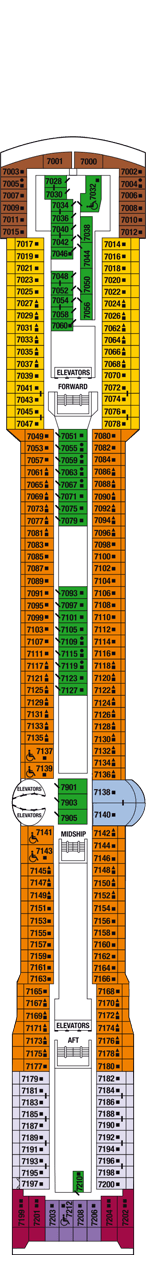 Celebrity Constellation Deck plan & cabin plan
