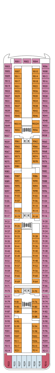 Costa Neoriviera Deckplan Kabinen Plan
