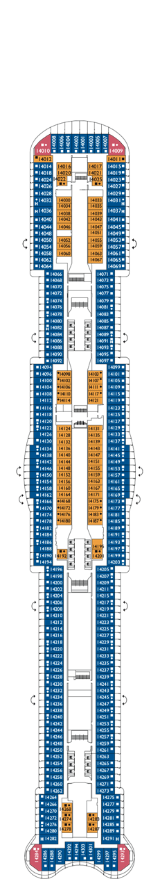 Costa Smeralda Cruise Ship Deck Plan - Cruise Gallery