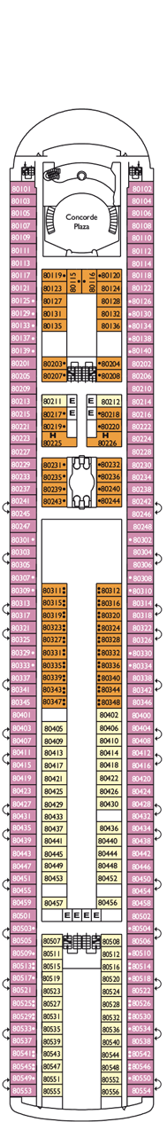 Costa Victoria Deck Plan Cabin Plan