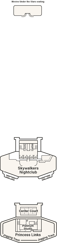 Crown Princess Deck plan & cabin plan