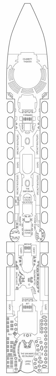 Celebrity Constellation Deck plan & cabin plan