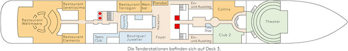 Ms Europa 2 Deckplan Kabinen Plan