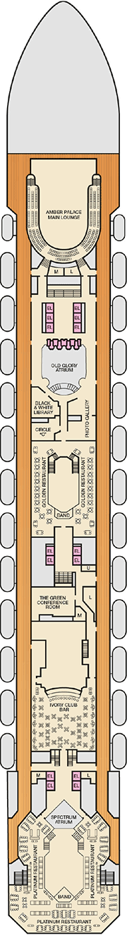 Carnival Glory Deck Plan & Cabin Plan