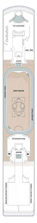 Azamara Onward Deck plan & cabin plan