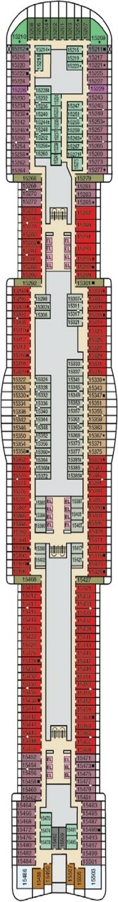 Carnival Celebration Deck plan & cabin plan