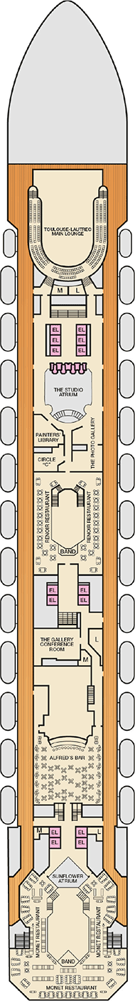 Carnival Conquest Deck Plan & Cabin Plan