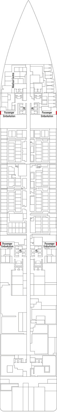 Deck plan MSC Meraviglia from 23/04/2018