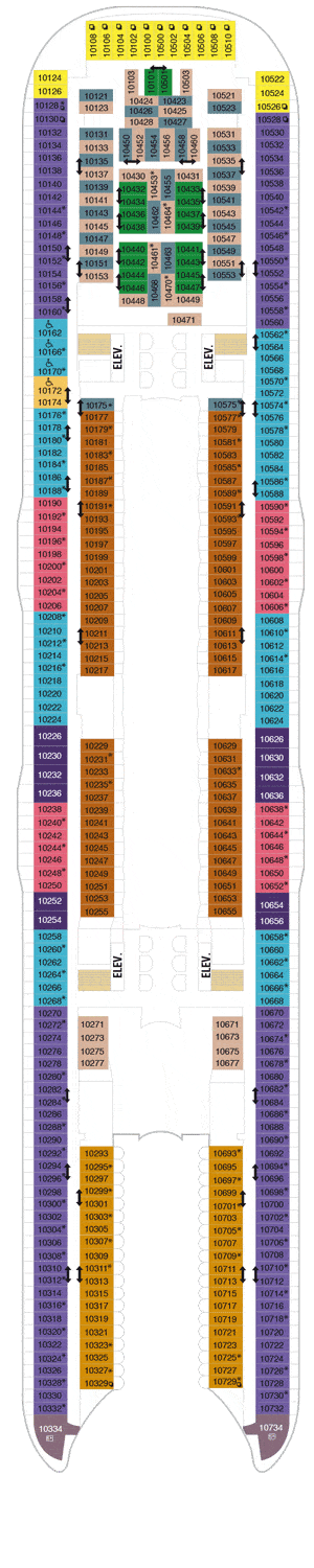 Wonder of the Seas Deck 10