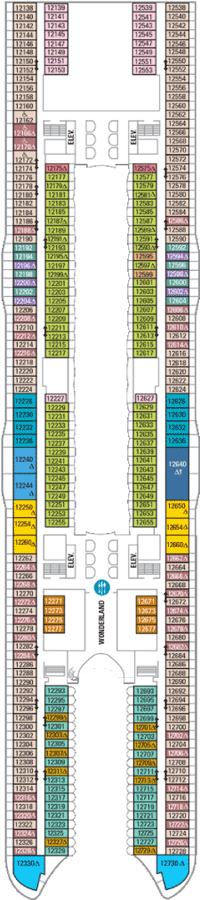 Harmony Of The Seas Deck Plan & Cabin Plan