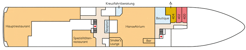 Hanseatic spirit Deck 4