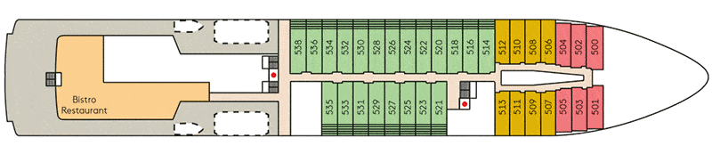 Hanseatic spirit Deck 5