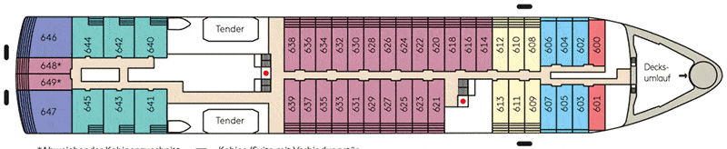 Hanseatic spirit Deck 6