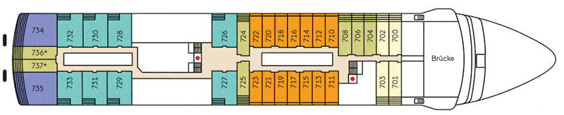 Hanseatic spirit Deck 7