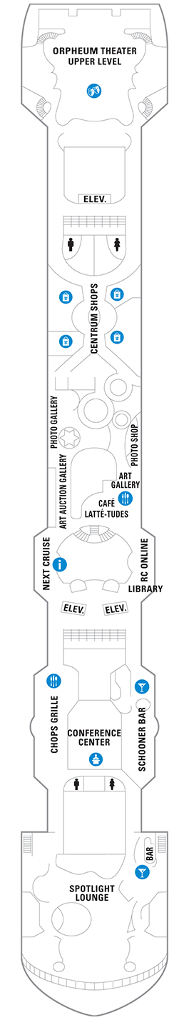 Enchantment of the Seas Deck plan & cabin plan