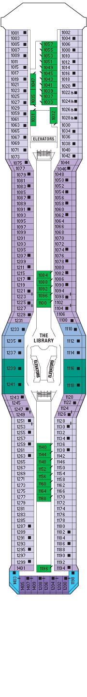 Celebrity Equinox Deck plan & cabin plan