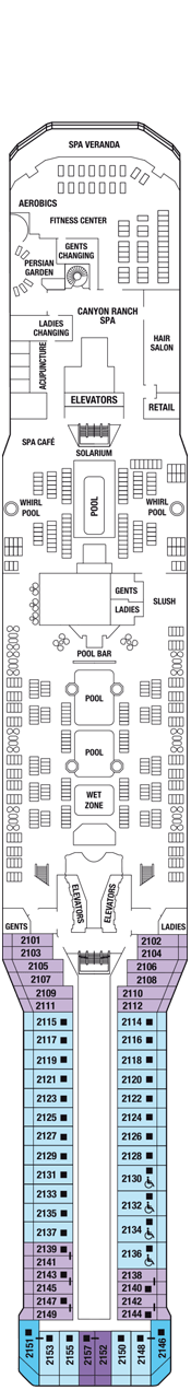 Celebrity Equinox Deck Plan And Cabin Plan