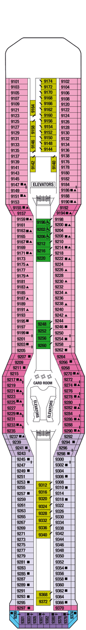 Celebrity Equinox Deck plan & cabin plan