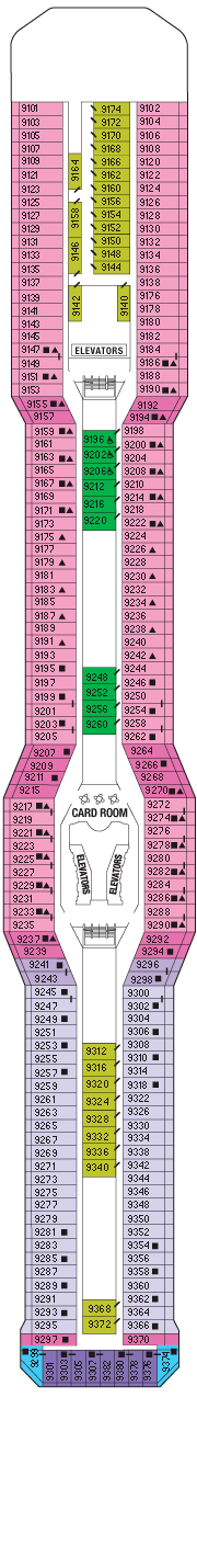 Celebrity Equinox Deck plan & cabin plan