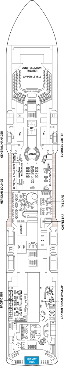 Seven Seas Explorer Deck plan & cabin plan