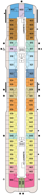 Seven Seas Explorer Deck plan & cabin plan