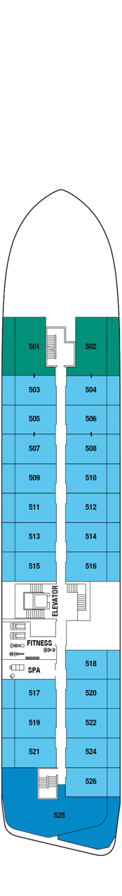 Celebrity Flora Deck plan & cabin plan