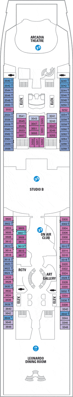 Freedom Of The Seas Deck Plan & Cabin Plan