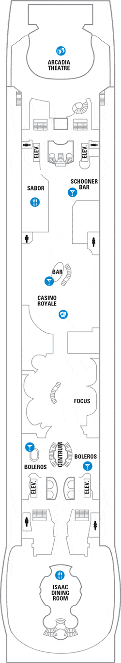 Freedom of the Seas Deck plan & cabin plan