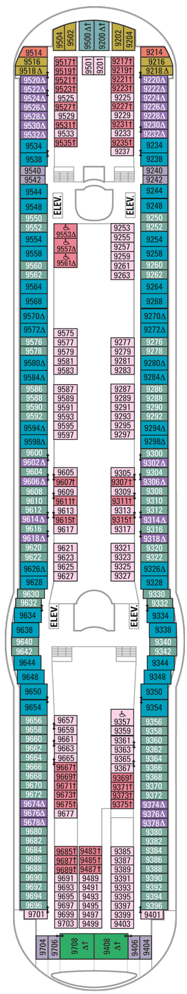 Freedom of the Seas Deck plan & cabin plan from 01/05/2016 before 05/05 ...