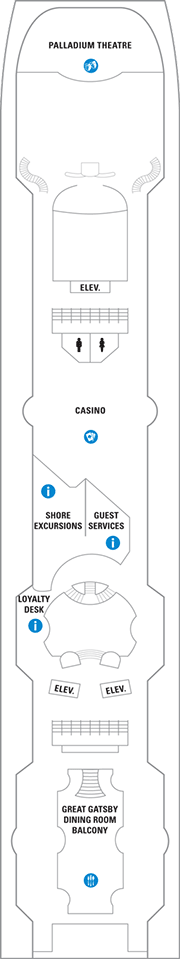 Grandeur of the Seas Deck plan & cabin plan