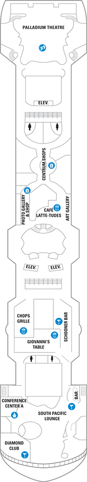 Grandeur of the Seas Deck plan & cabin plan