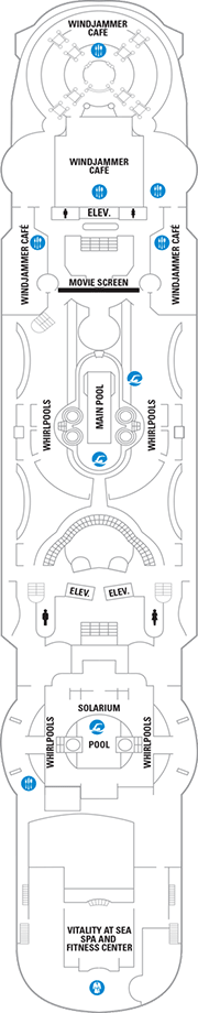 Grandeur of the Seas Deck plan & cabin plan